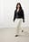 Mid Waist Melange Pants