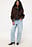 Mid Waist Straight Baggy Jeans