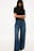 Hochtaillierte weite Jeans