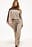 Hose mit weitem Bein und mittlerer Taille