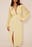 Buttons Front Midi Dress