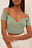 Overlap Off Shoulder Top