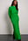 Wool Blend Ribbed Knitted Maxi Skirt