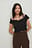 Cropped Smocked Top