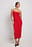 One Shoulder Long Slit Dress