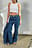 Lässige, lange Jeans mit Aufdruck