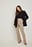 Broek met zijsplit