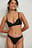 String mit hoher Taille aus Satin