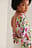 V-Neck Bluse Med Bagbinding