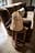 Naturfarbene Raffia-Eimertasche