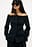 Off Shoulder Sculpted Blazer