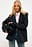 Ein-Knopf-Melange-Blazer