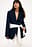 Oversize-Blazer mit weiten Ärmeln