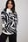 Oversized Strickpullover mit Muster