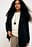Oversized kavaj med en knapp