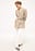 Oversized blazer med knytdetalj