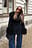 Bonded Detail Curly Faux Fur Jacket