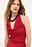 Pleated Sheer Halterneck Top