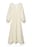 Pleated Waist V Neck Midi Dress