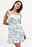 Plissiertes Minikleid