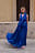 Plunge Neckline Scarf Maxi Dress