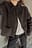 Pocket Detail Faux Suede Jacket