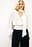Power Shoulder Scarf Top