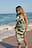 Printed Halterneck Midi Dress