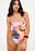 Printed High Leg Swimsuit