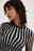 Printed Mesh Long Sleeve Top