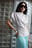 Ramie Blend Draped Top
