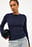 Ribbed Knitted Round Neck Top