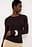 Ribbed Knitted Round Neck Top