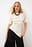 T-Shirt mit Rüschen an der Taille