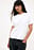 Camiseta de algodón con cuello redondo