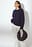Round Neck Wool Blend Knitted Sweater