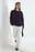 Round Neck Wool Blend Knitted Sweater