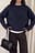 Round Neck Wool Blend Knitted Sweater