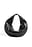 Rounded Glossy Leather Bag