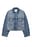 Rounded Sleeve Denim Jacket