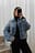 Rounded Sleeve Denim Jacket