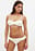Culotte de bikini froncée