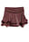 Minirok met geplooide taille en ruches