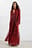 Ruched Waist Scarf Maxi Dress