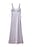 Satin Ruffle Shoulder Maxi Dress