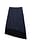 Satin Asymmetric Fringe Midi Skirt