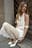 Satin Draped Asymmetric Halterneck Top