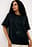 Satin Shoulder Pad T-shirt