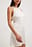 Minikleid aus Satin mit Schlitz