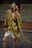 Volangblus med scarfdetalj
